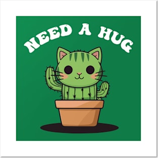 Need a hug - cat Posters and Art